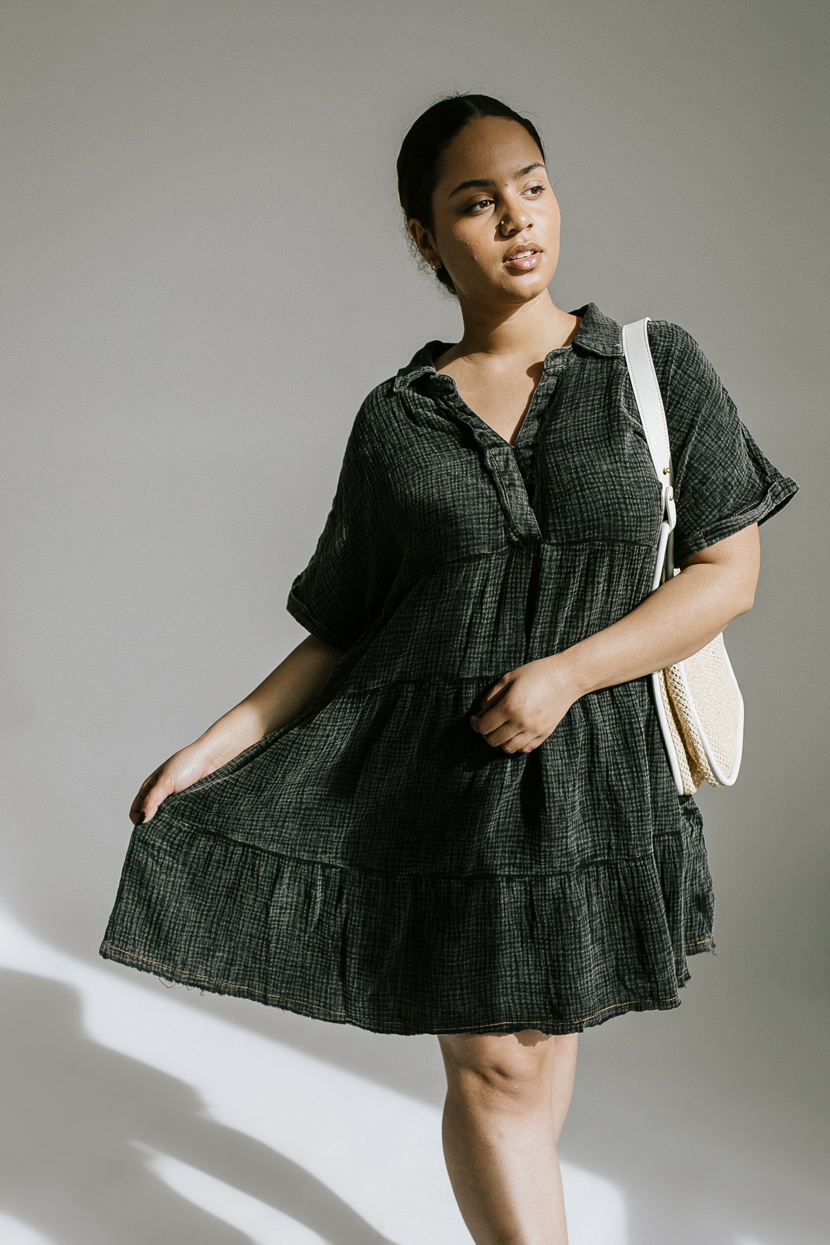 Tarra Mini Dress - Black - More Sizes