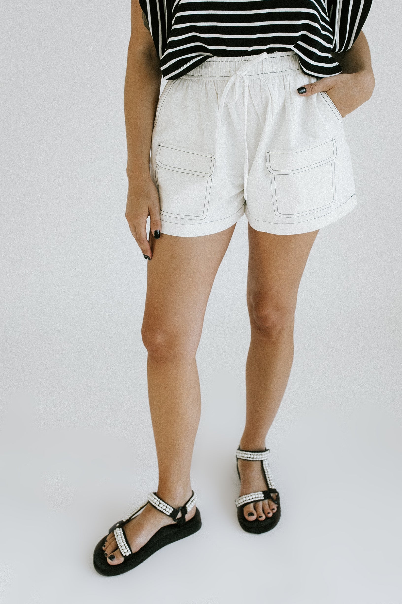 Out Of Town Shorts - White