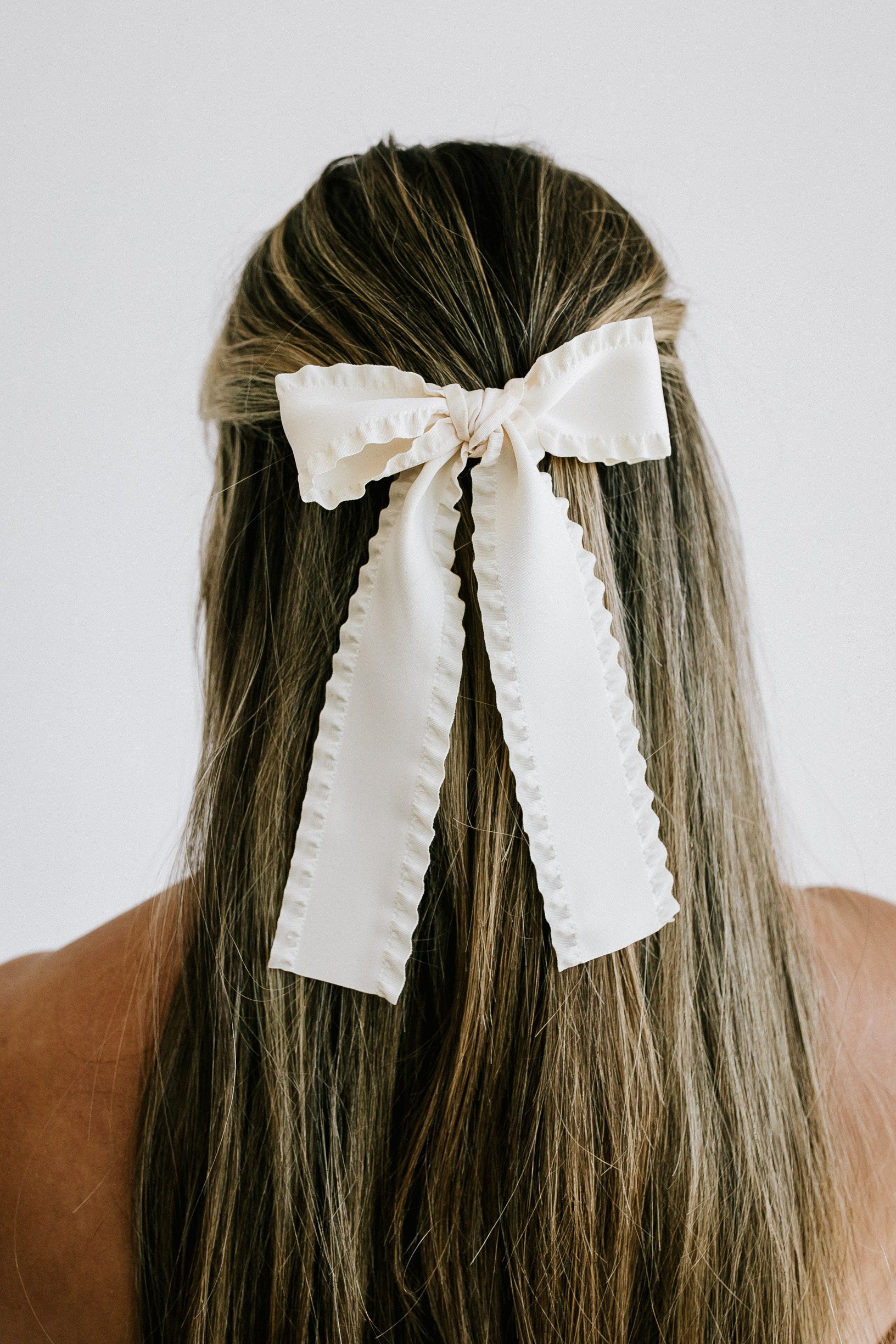 Love Struck Hair Bow - Ivory