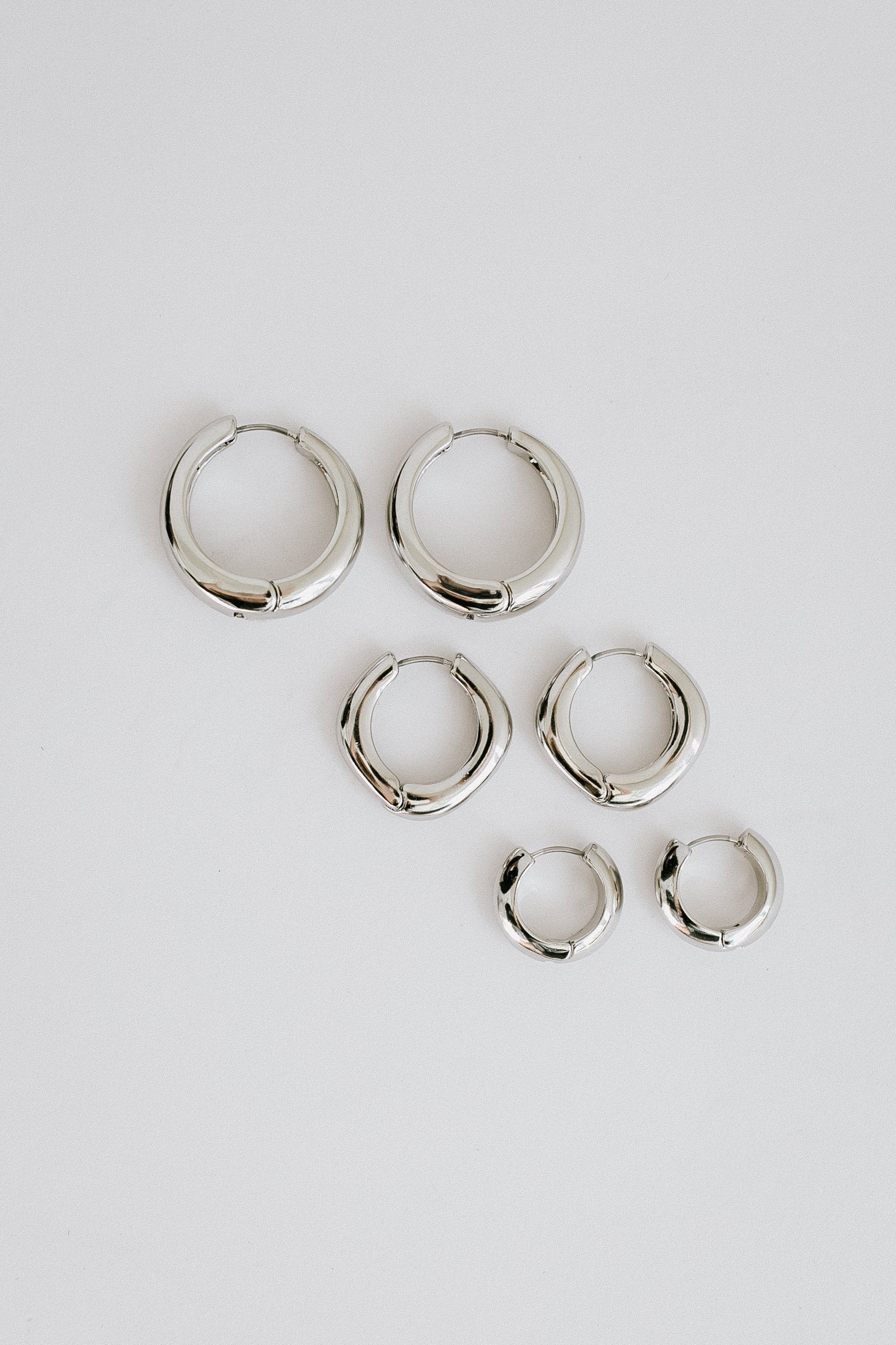 Keep It Simple Earring - Set of 3 - Silver