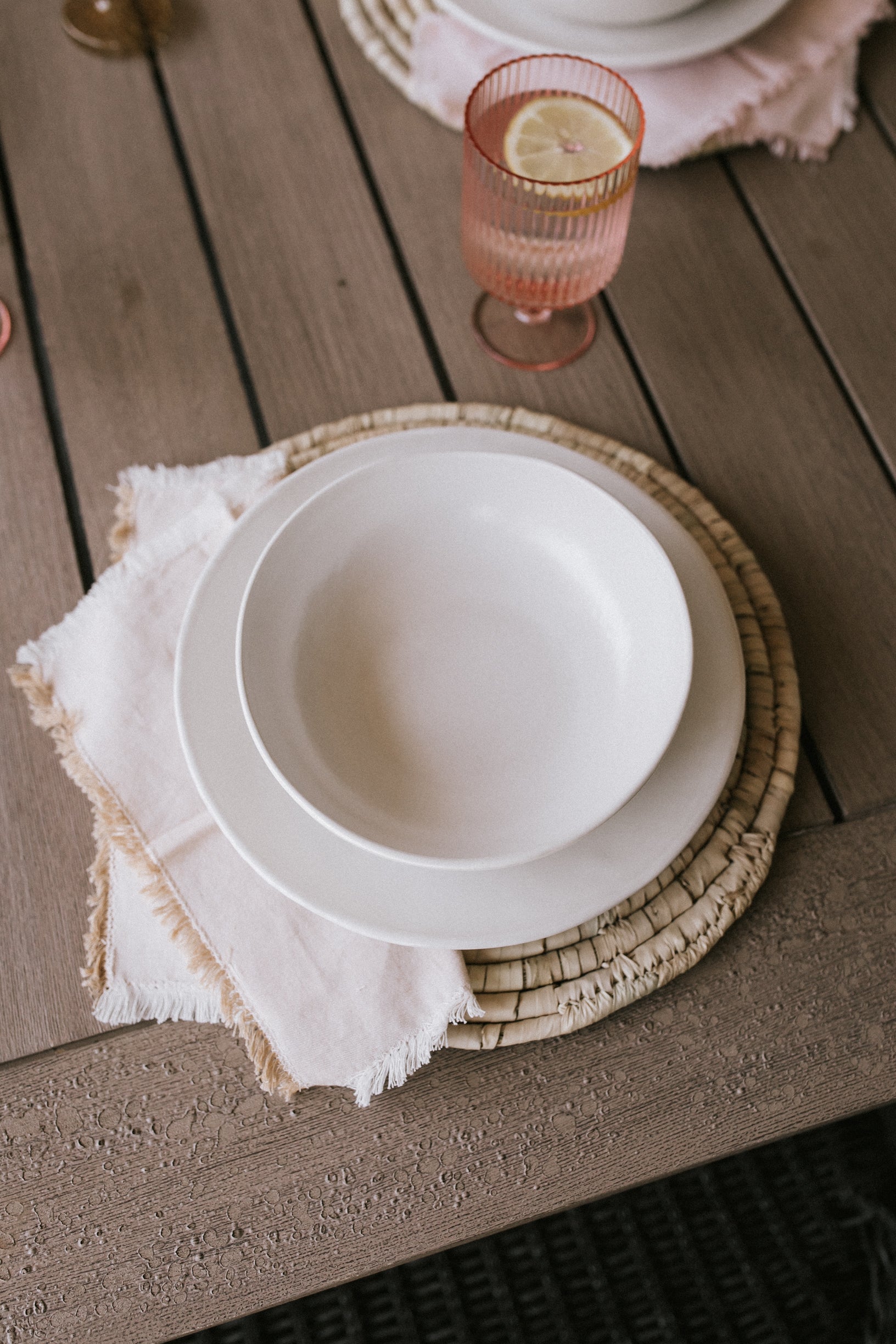 All About It Hand-Woven Grass Placemat