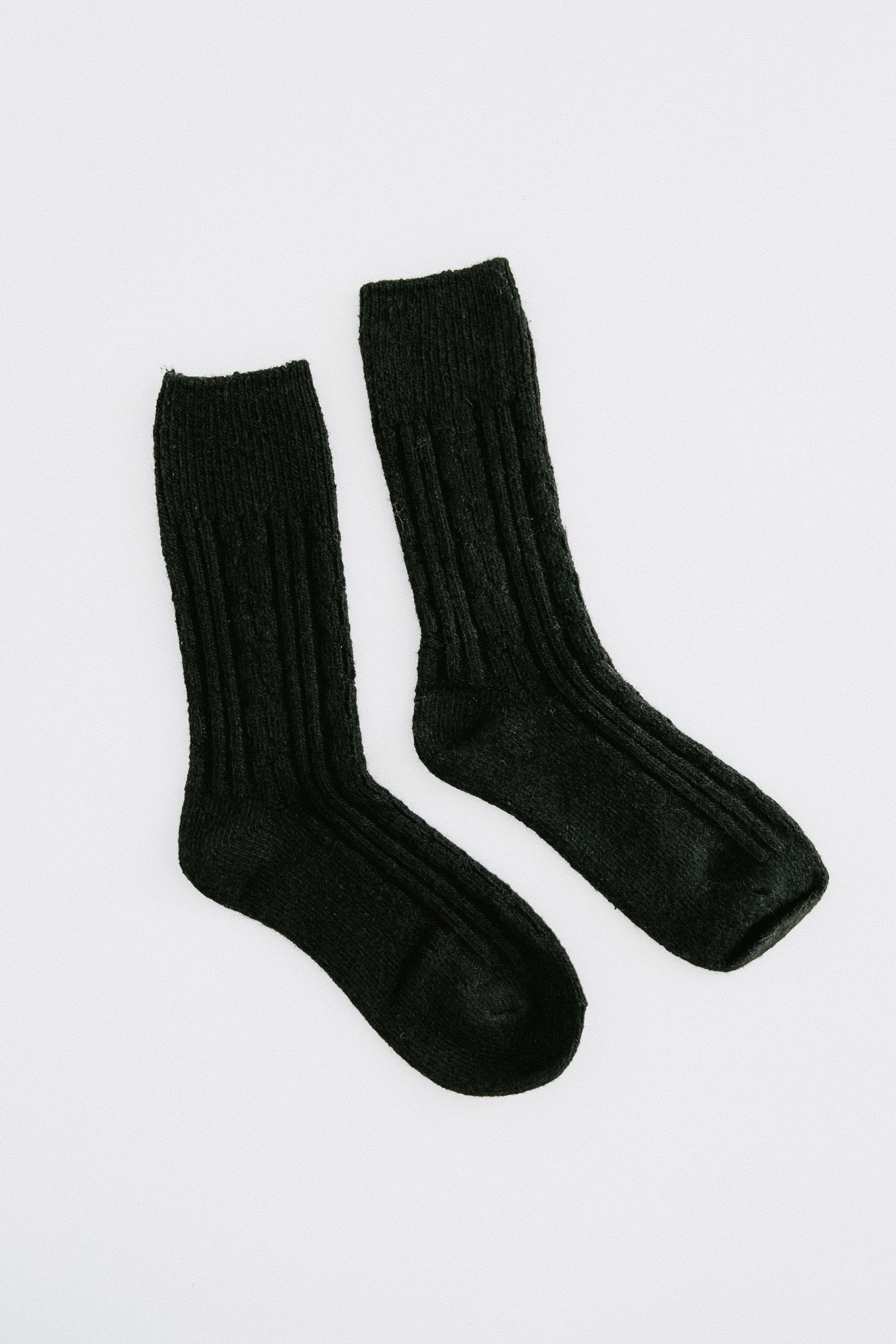 Snuggle Up Knit Sock - Black