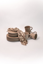 Handcrafted Oval Clay Dinner Plate