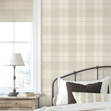 Lenox Hill Plaid Wallpaper