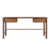 Twist Cane Solid Wood Desk