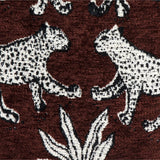 Dex Leopard Jacquard Ottoman