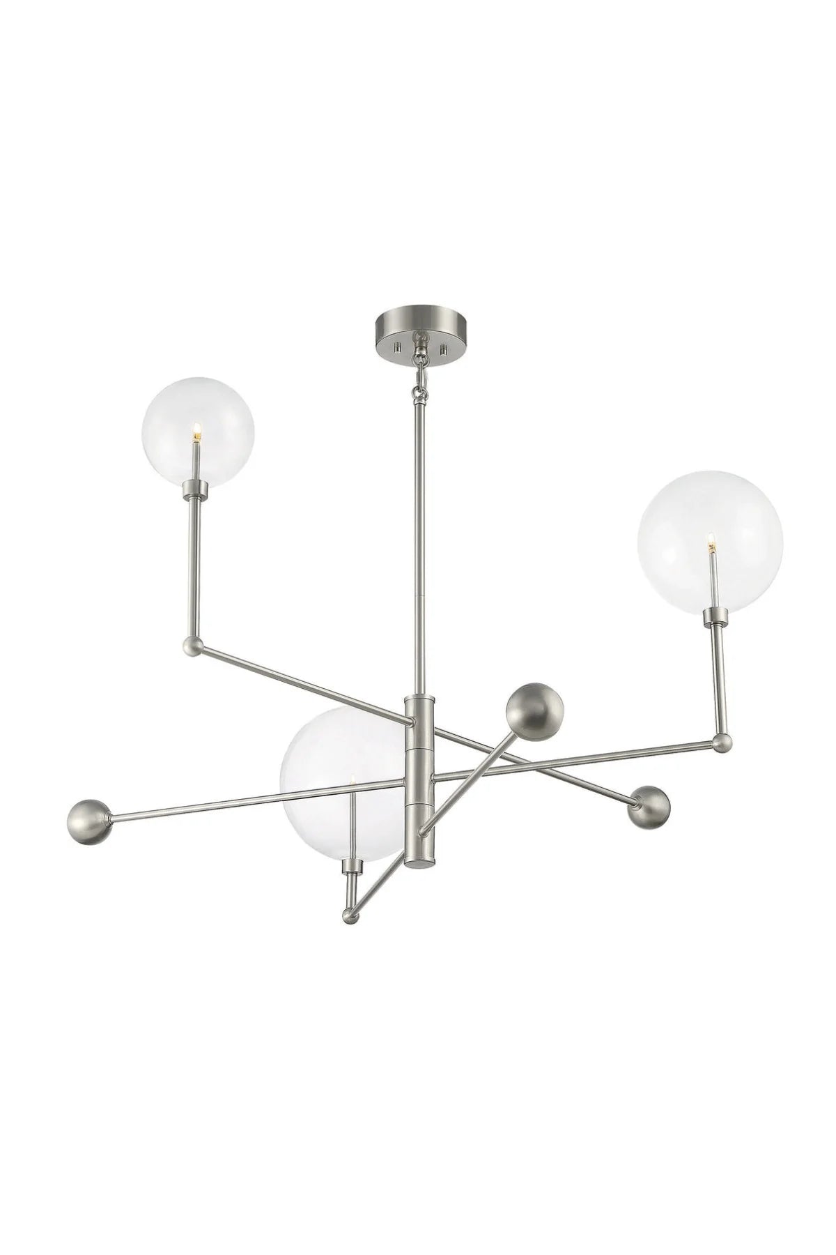 Coursey 3-Light Chandelier - Brushed Nickel