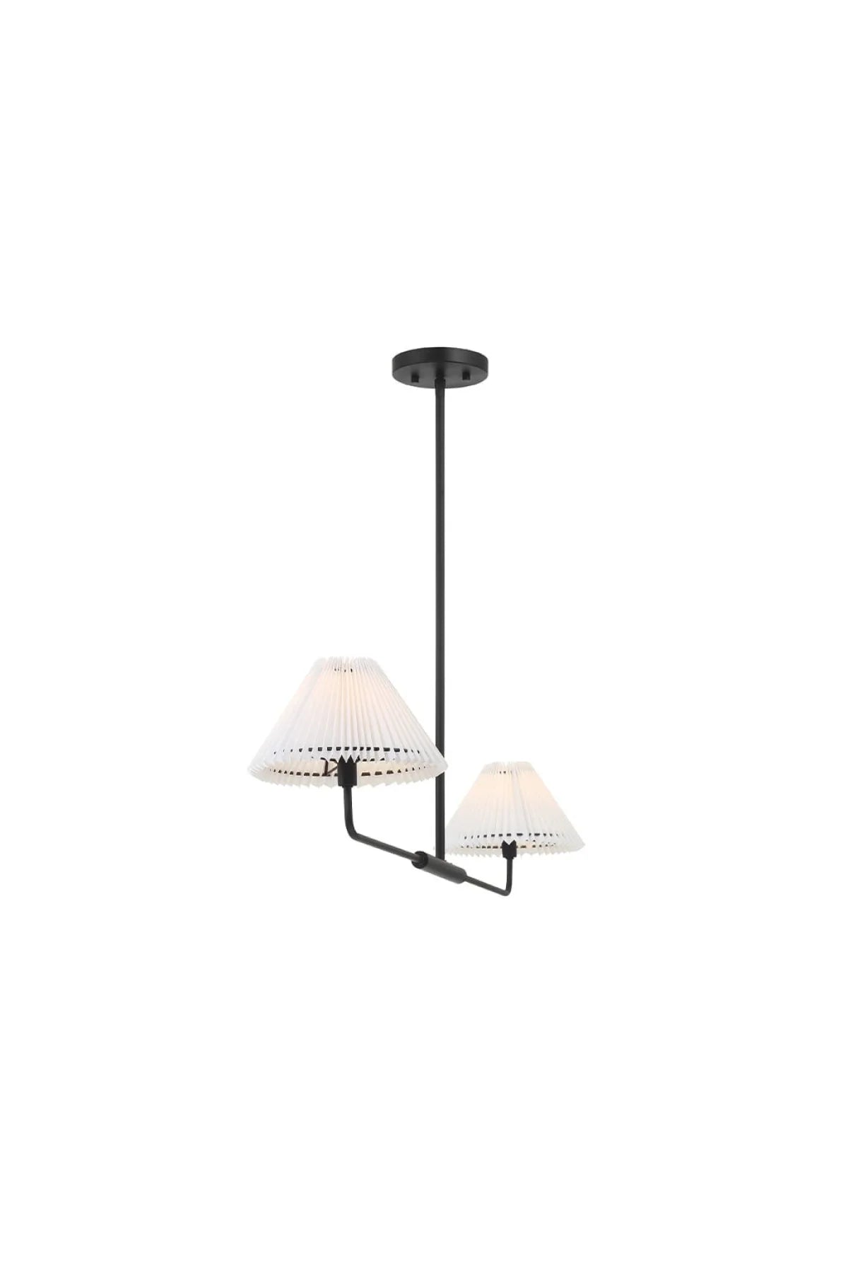 Wyeth 2-Light Chandelier - Matte Black