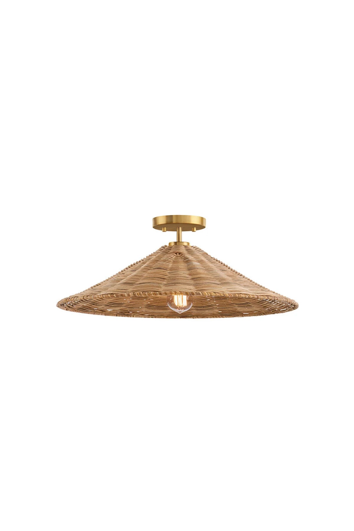 Philippe Ceiling Light - Natural Brass