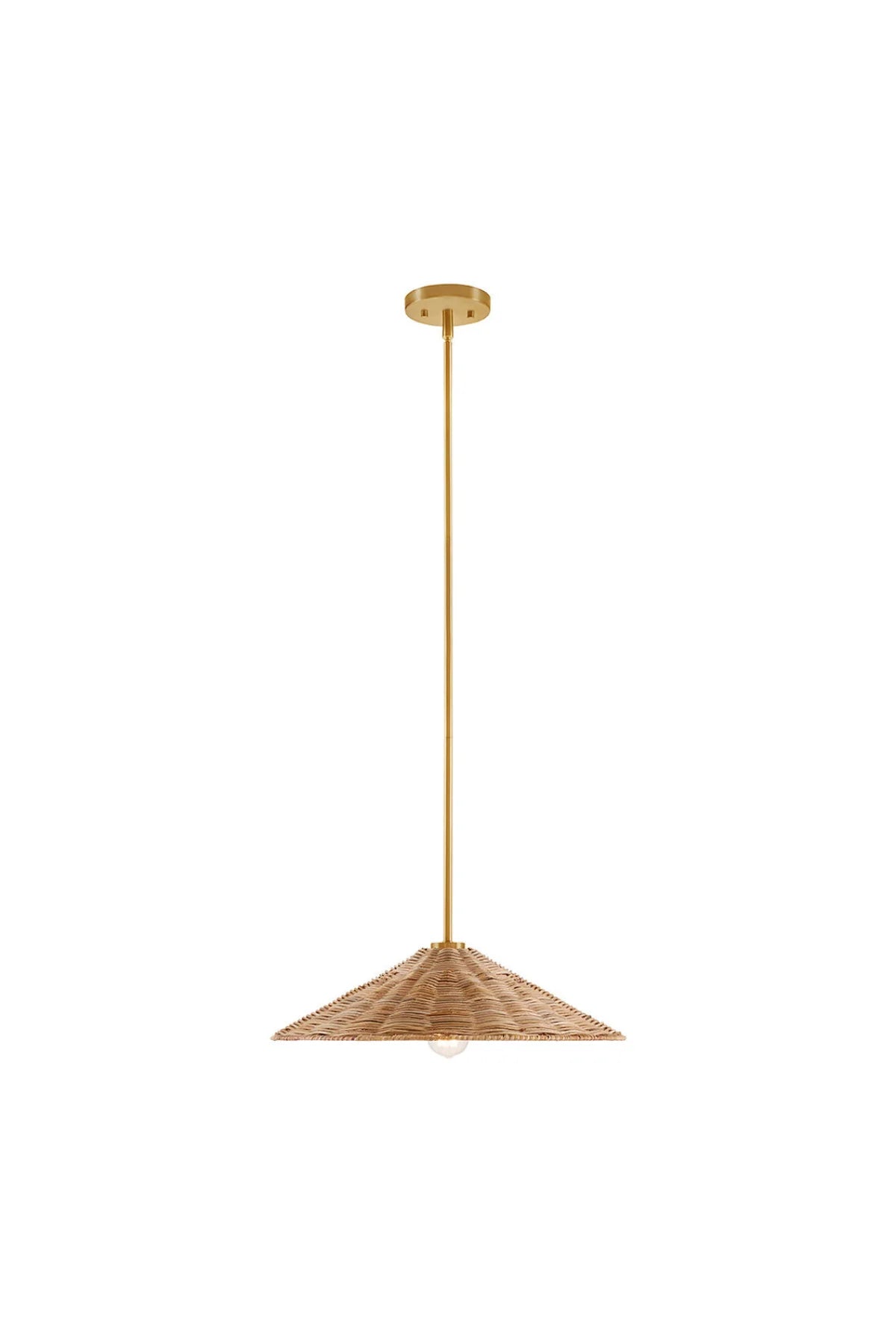 Philippe Pendant Light - Natural Brass