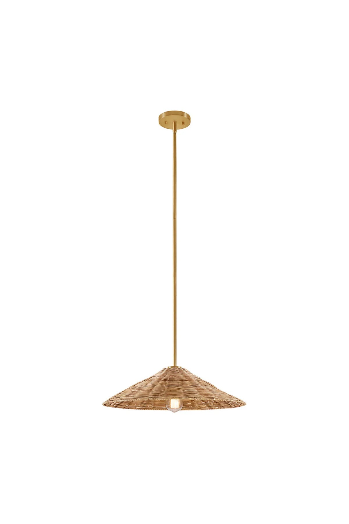 Philippe Pendant Light - Natural Brass