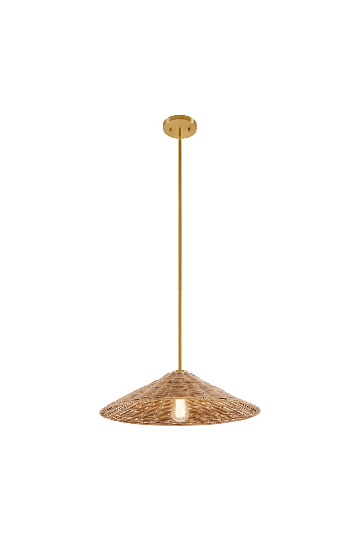 Philippe Pendant Light - Natural Brass