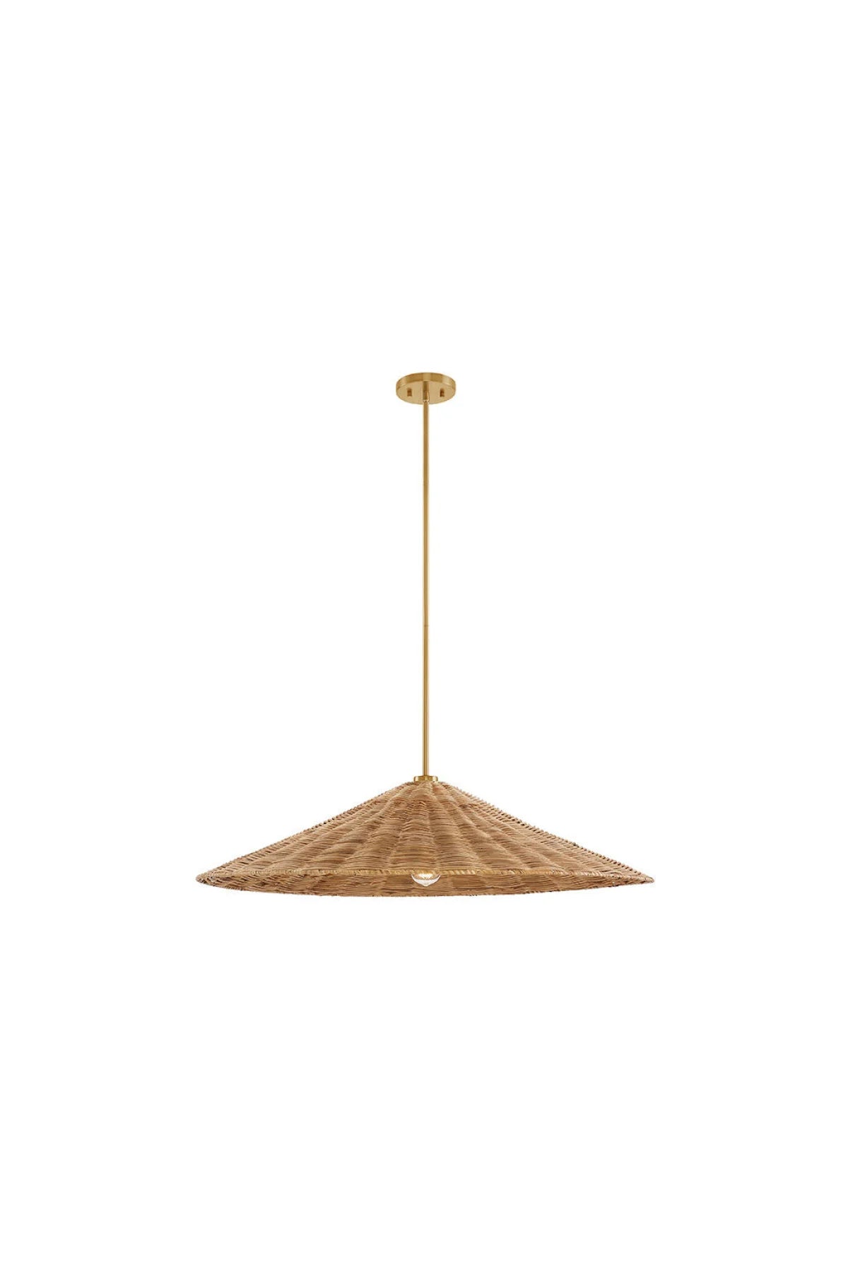 Philippe Pendant Light - Large - Natural Brass