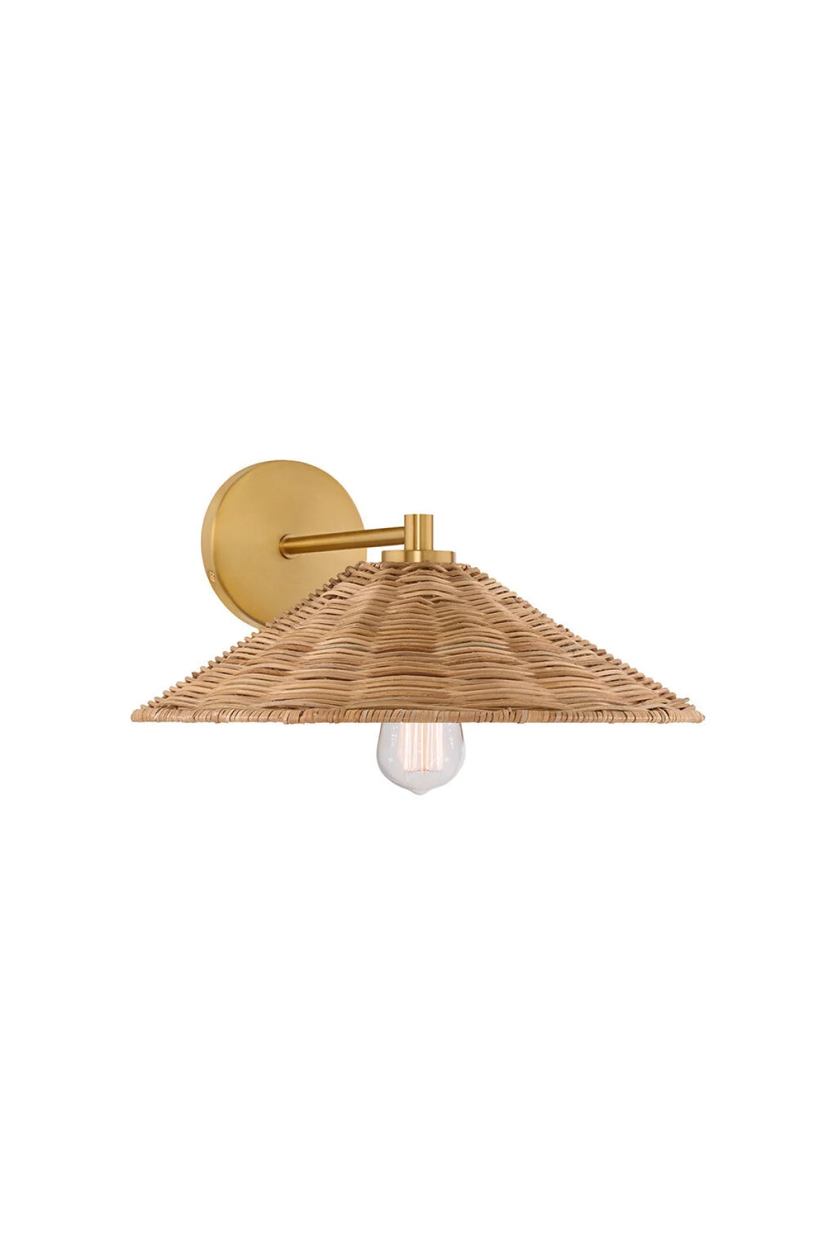 Philippe Wall Sconce - Natural Brass