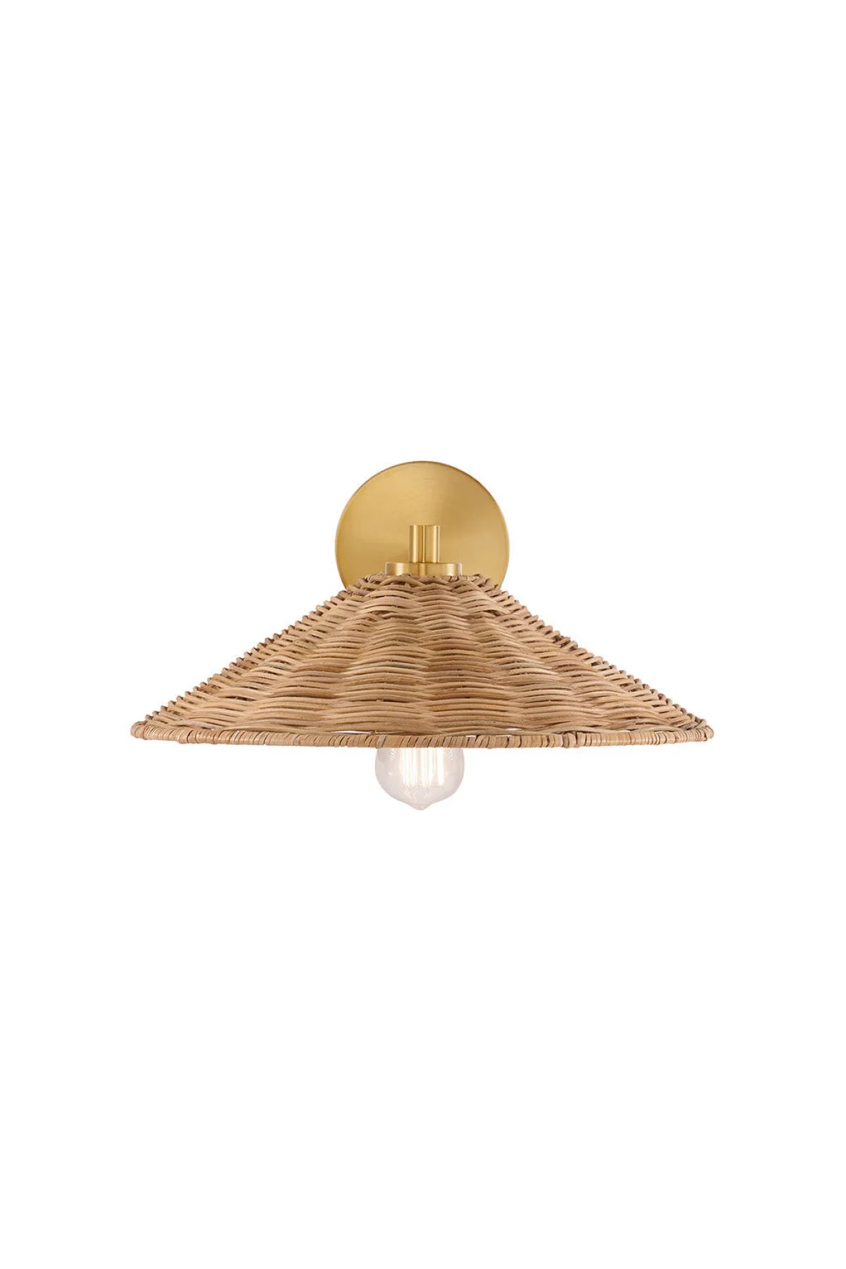 Philippe Wall Sconce - Natural Brass