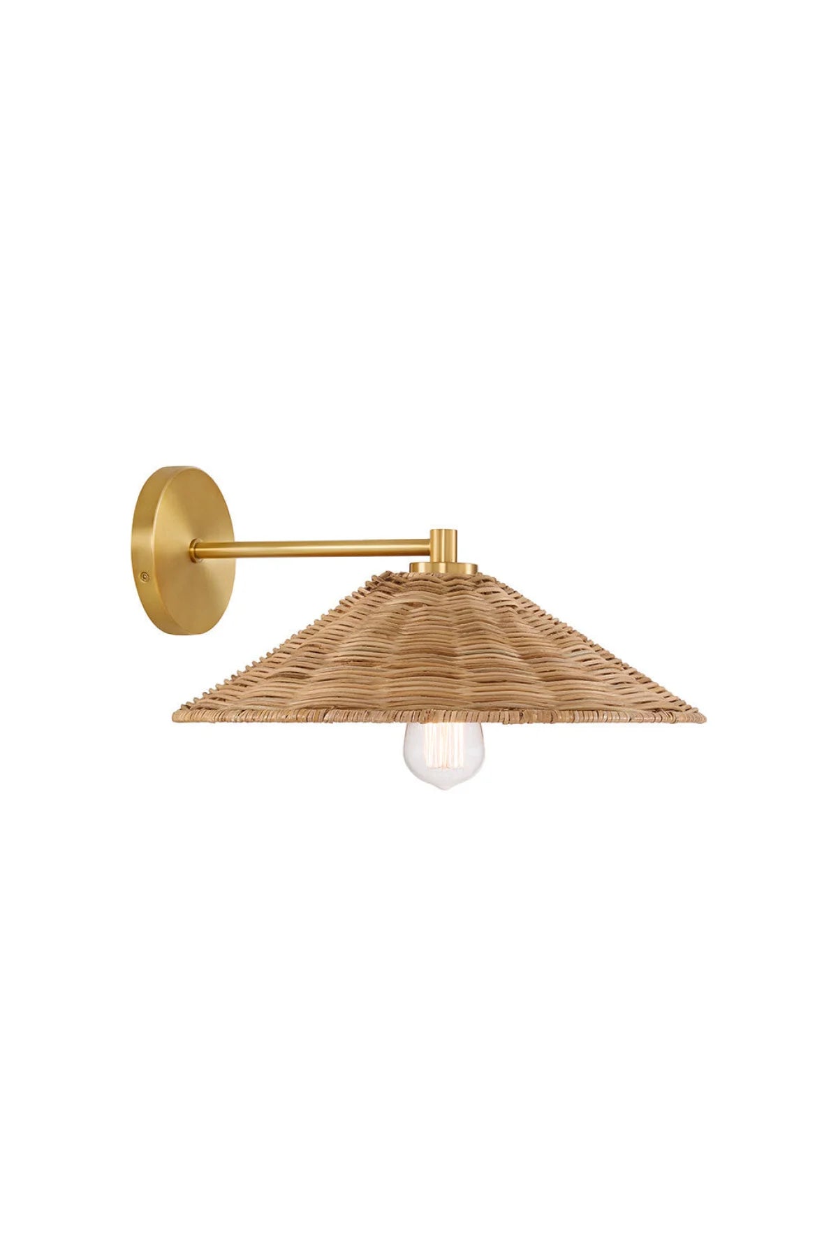 Philippe Wall Sconce - Natural Brass