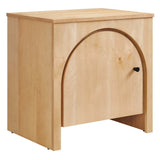 Appia Arched Door Nightstand - Oak