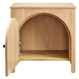 Appia Arched Door Nightstand - Oak