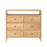 Cali 6-Drawer Oak Dresser - 2 Finishes