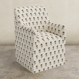 Priya Dining Armchair with Casters