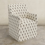 Priya Dining Armchair with Casters
