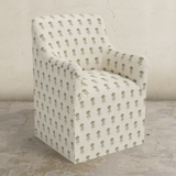 Priya Dining Armchair with Casters