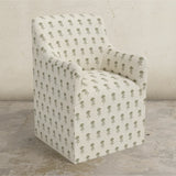 Priya Dining Armchair with Casters