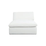 Miles Outdoor Chaise - White