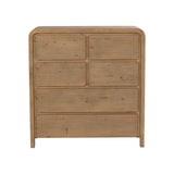 Opera 6 Drawer Chest - Scrubbed Teak