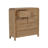 Opera 6 Drawer Chest - Scrubbed Teak