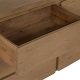 Opera 6 Drawer Dresser - Scrubbed Teak