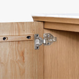 Olive Reeded Cabinet