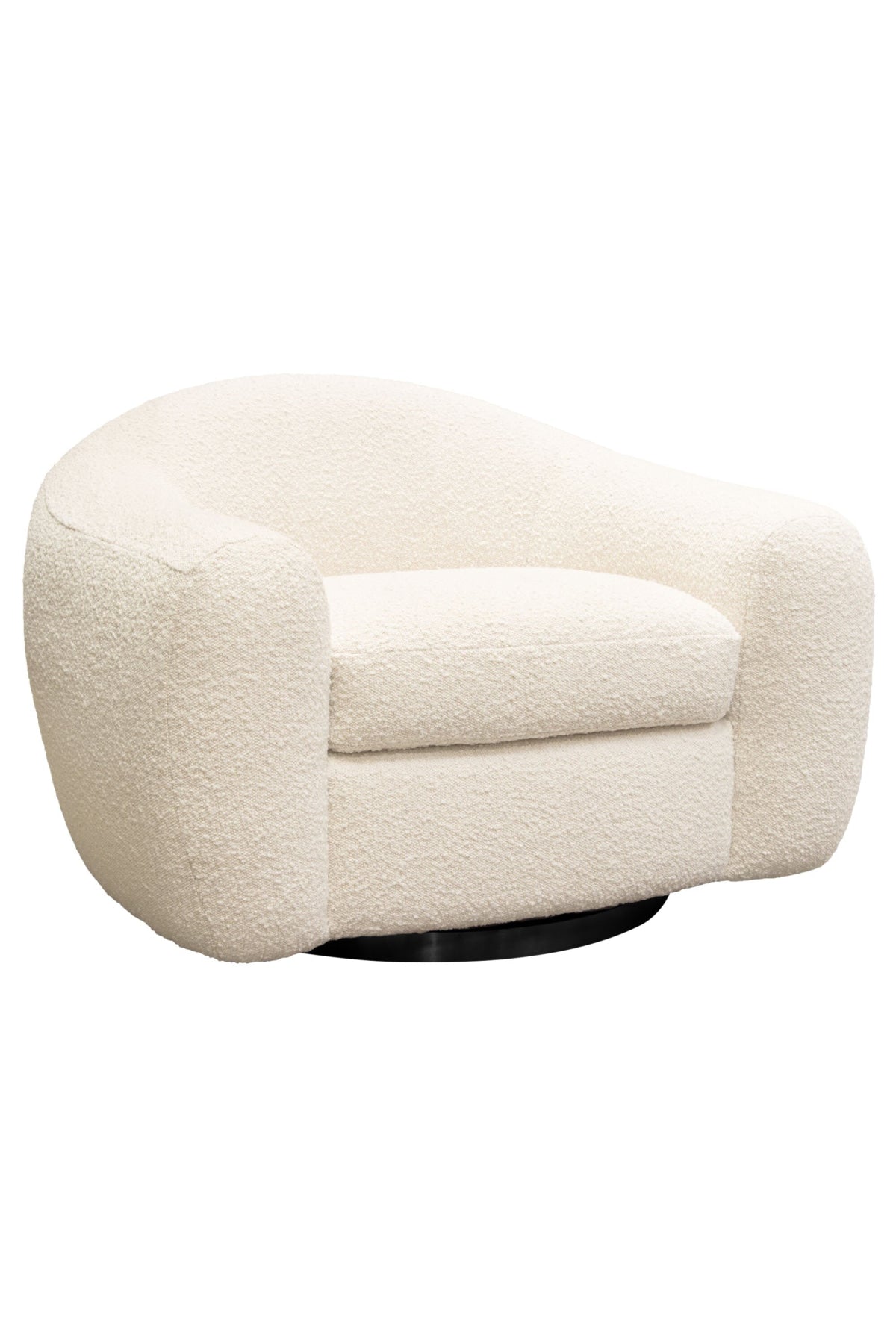 Noa Swivel Chair - Bone