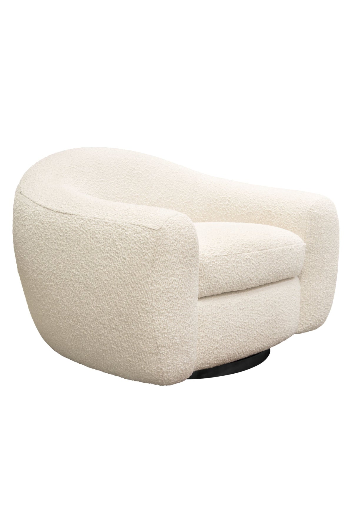 Noa Swivel Chair - Bone