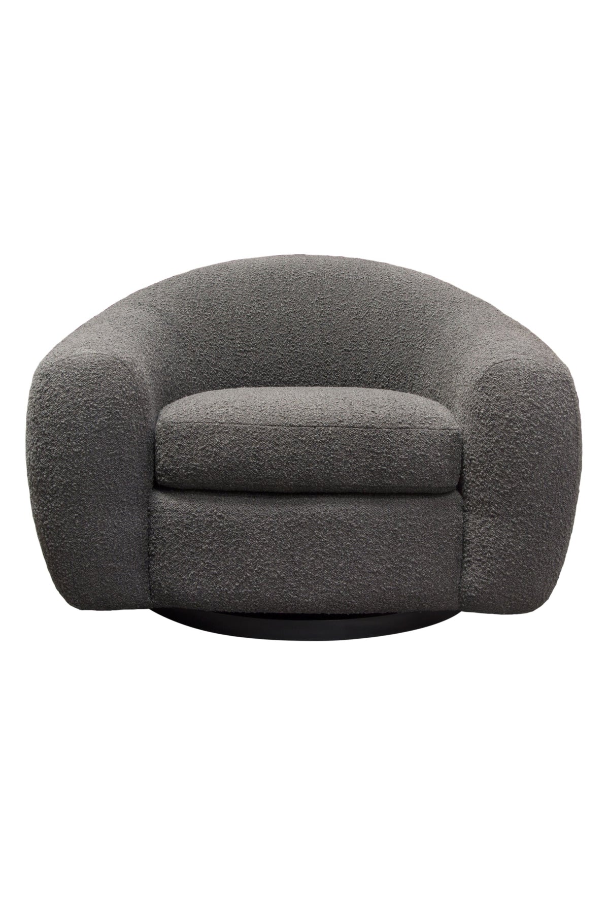 Noa Swivel Chair - Charcoal