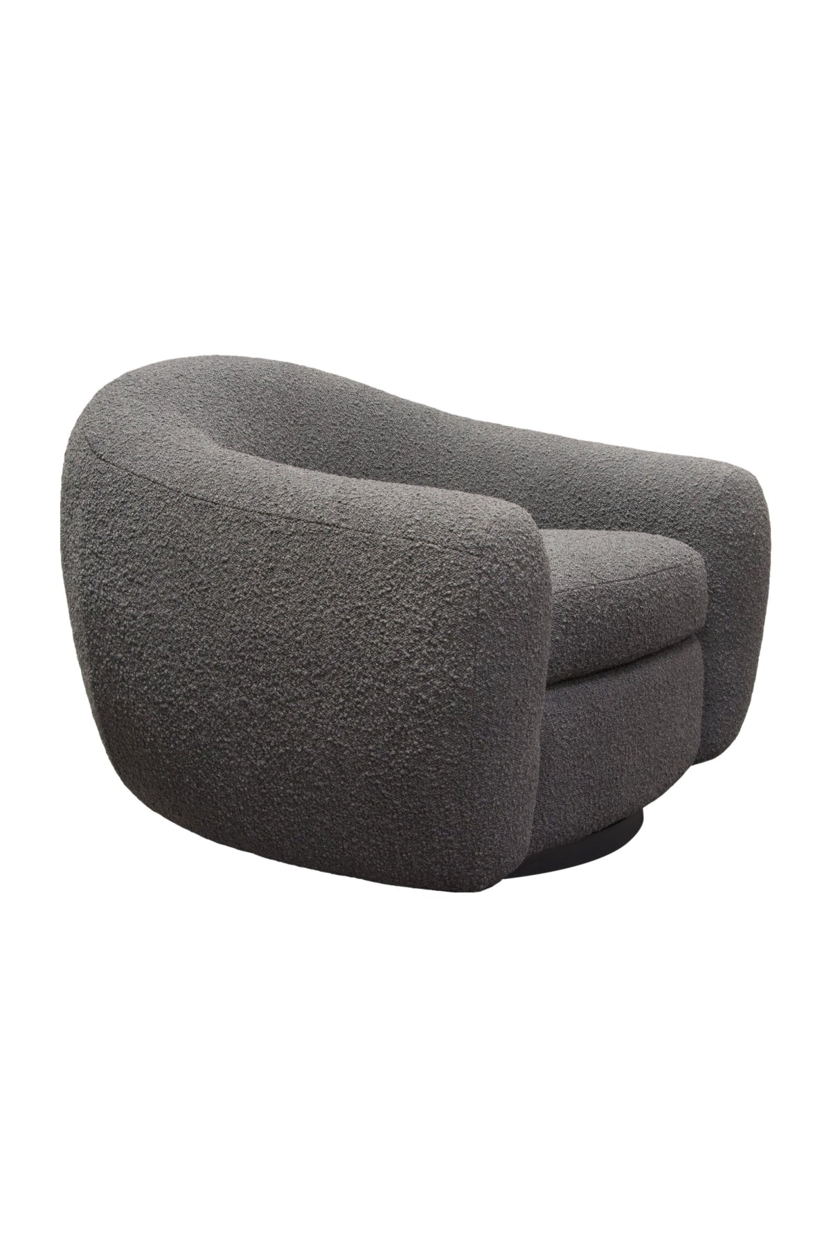 Noa Swivel Chair - Charcoal