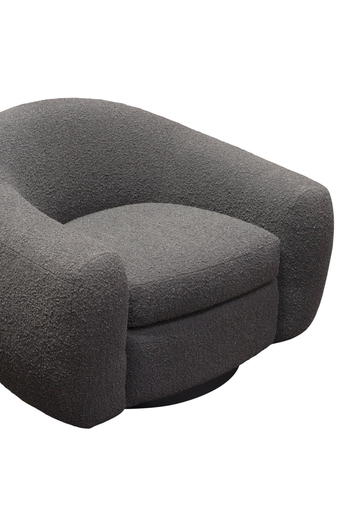 Noa Swivel Chair - Charcoal