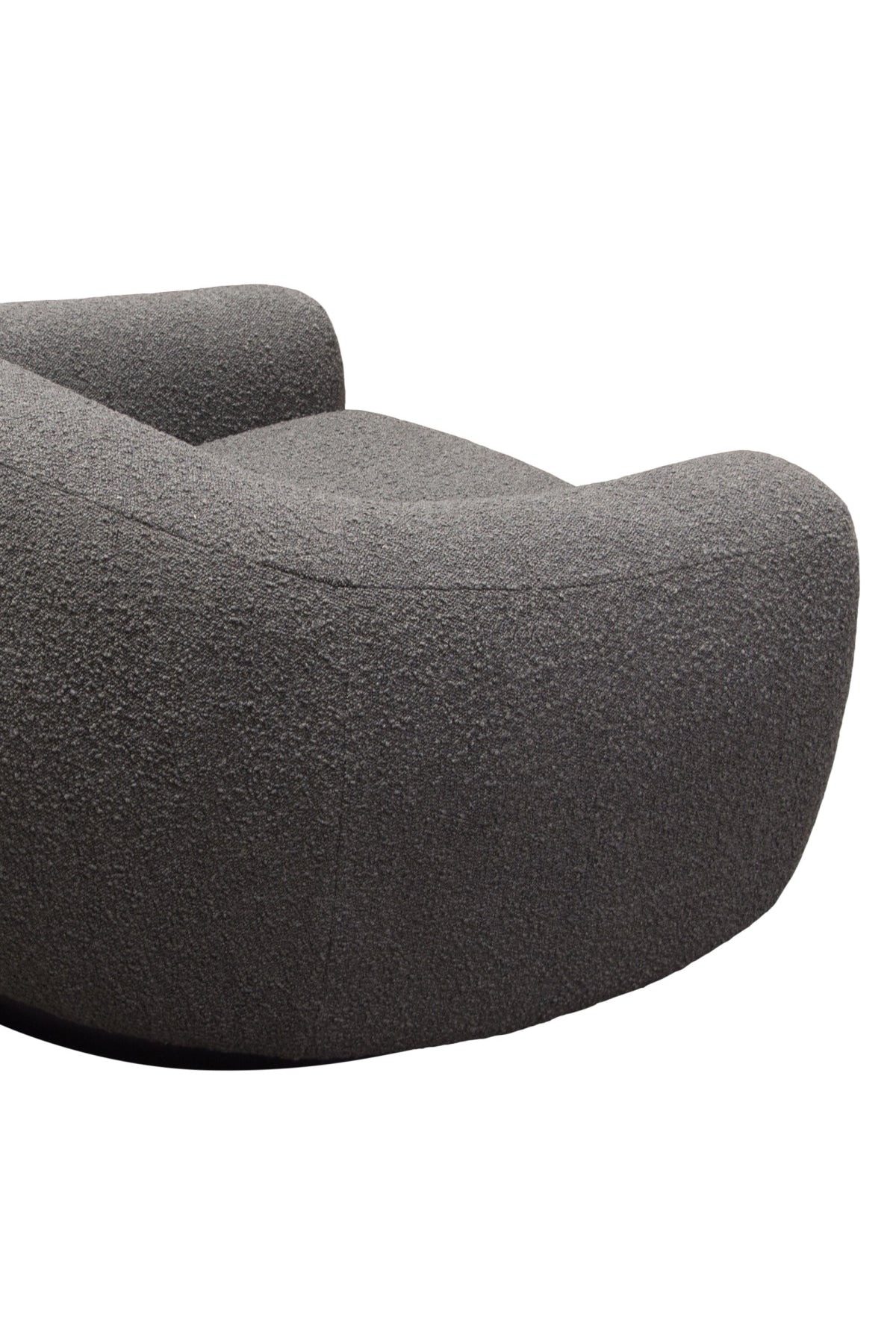 Noa Swivel Chair - Charcoal