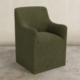 Priya Dining Armchair with Casters