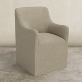 Priya Dining Armchair with Casters