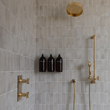 Plastic Shower/Bath Amber Liquid Pumps