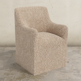 Priya Dining Armchair with Casters