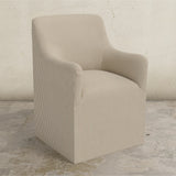 Priya Dining Armchair with Casters