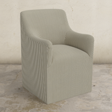 Priya Dining Armchair with Casters