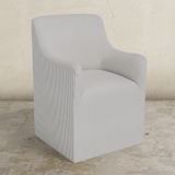 Priya Dining Armchair with Casters