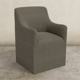 Priya Dining Armchair with Casters