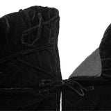 Soft Velvet Tree Skirt - Black - 3 Sizes