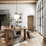 Harland Modern Cowhide Rug - Warm Brown