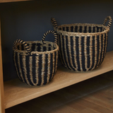 Bilson Striped Baskets - Set of 2