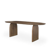 Isla Dining Table - Dark Brown